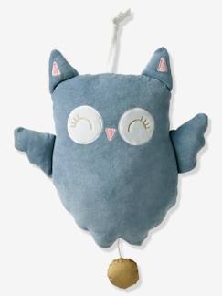 Brinquedos-Doudous e brinquedos em tecido-Boneco musical, Coruja