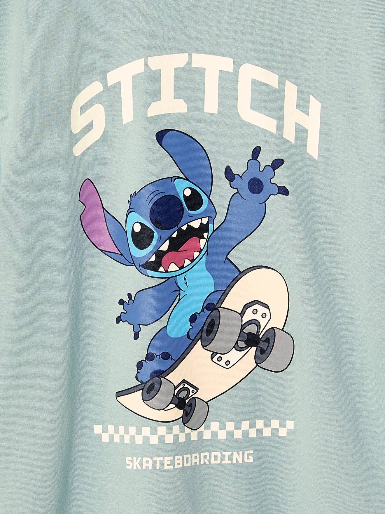 T-shirt para criança, Disney® Lilo e Stitch azul-acinzentado