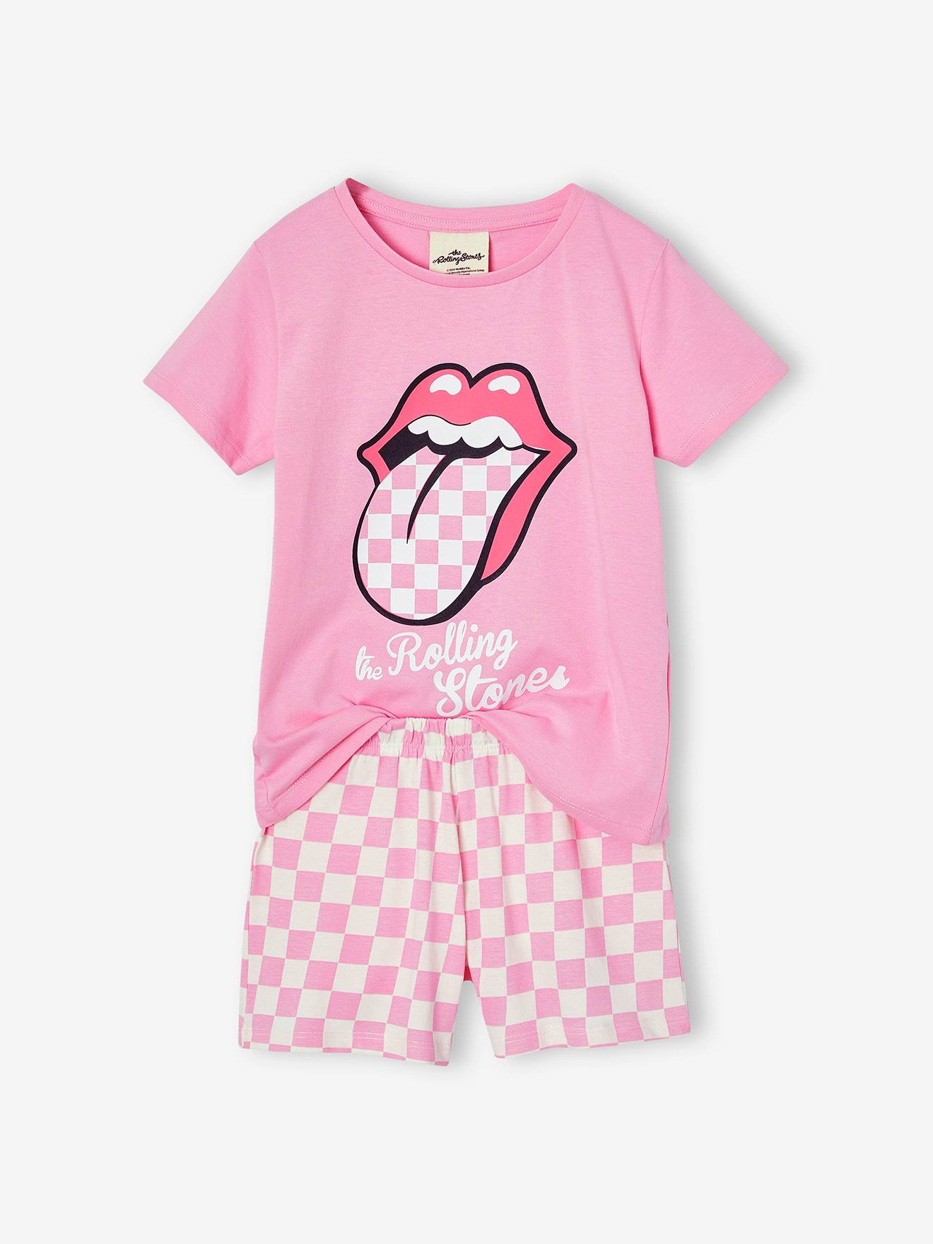 Pijama The Rolling Stones®   quadrados rosa