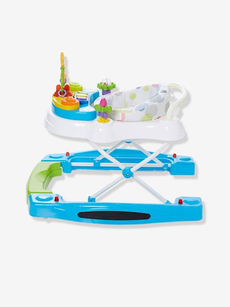 Andarilho evolutivo VERTBAUDET Trott&pouss' Branco claro estampado 