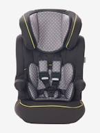 Cadeira-auto VERTBAUDET Kidsit+ grupo 1/2/3 Cinza estrelas+Verde triângulos 