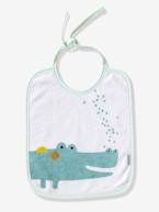 Lote de 7 babetes para bebé VERTBAUDET Estrelas/gotas água+Motivos de frutas+Multicolor+Vermelho escuro liso com motiv 