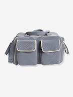 Saco de mudas Week-end da VERTBAUDET Azul medio liso 