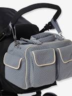 Saco de mudas Week-end da VERTBAUDET Azul medio liso 