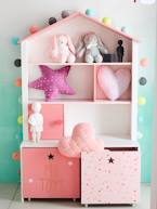 Peluche Coelhinho personalizável e a sua caixa para oferta Branco+Cinzento+Rosa 