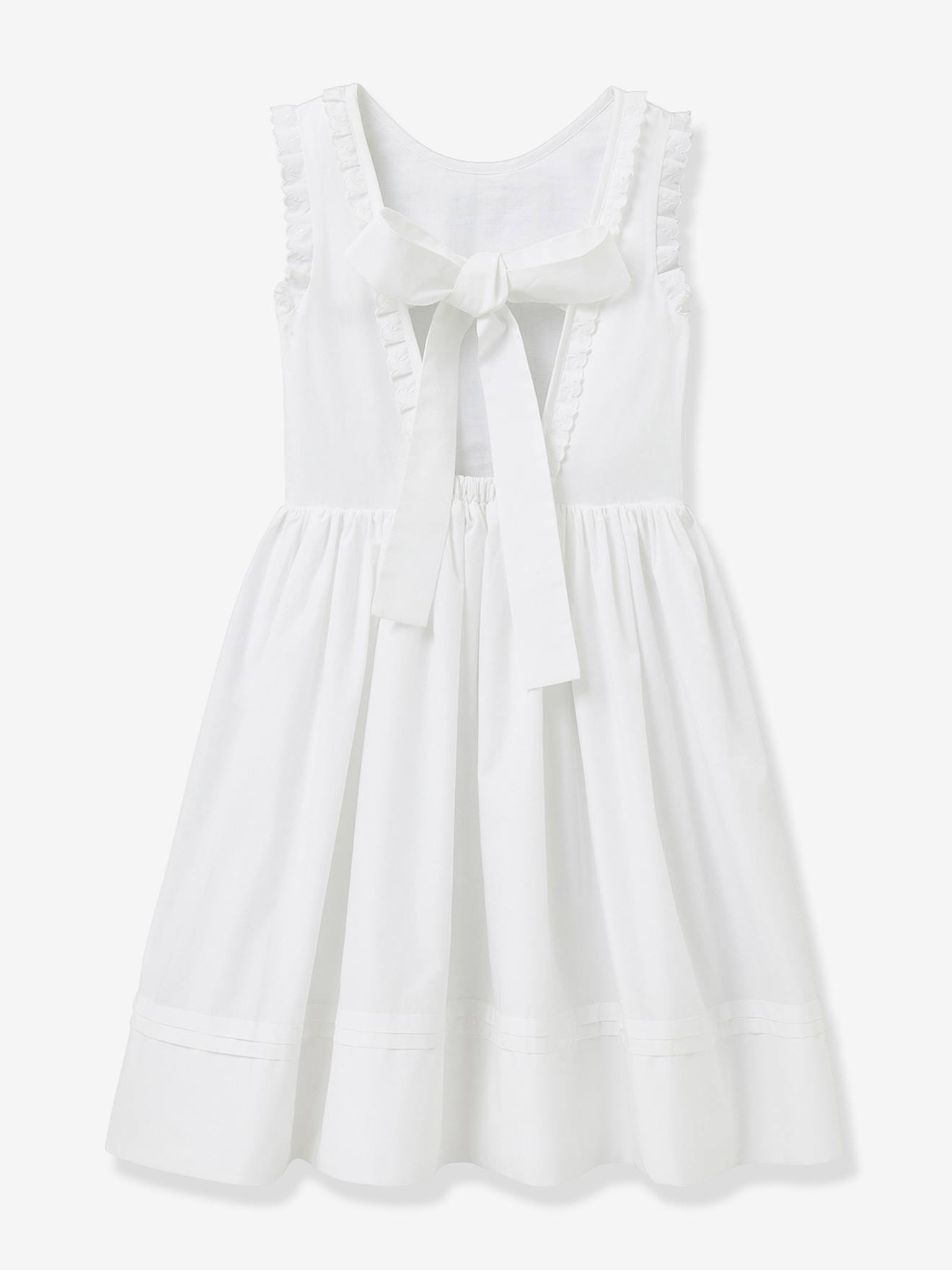 Vestido Bonnie- Cerimónia Arabesco - CYRILLUS cru