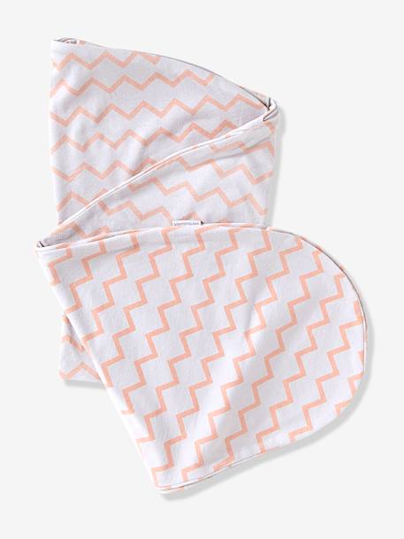 Almofada de amamentação + capa de proteção VERTBAUDET Cinzento claro estampado 