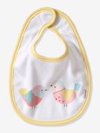 Lote de 7 babetes, para recém-nascido Cru e cinzento+Multicolor+Vermelho escuro liso 