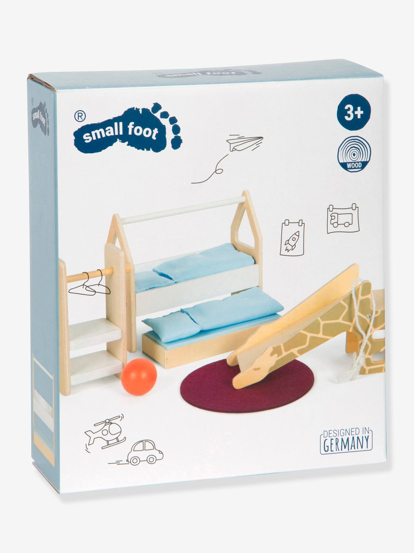Casa de Bonecas – Conjunto de Quarto Infantil small foot® multicolor