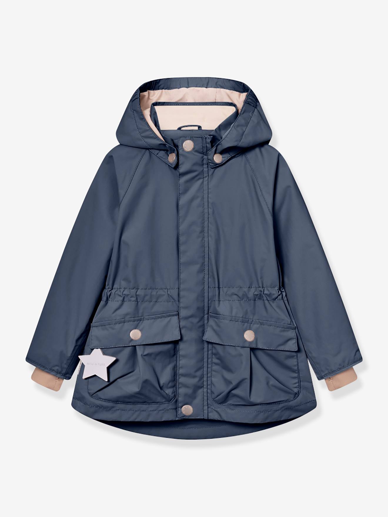 Parka de meia-estação, para criança, MATALLURE MINI A TURE azul-escuro