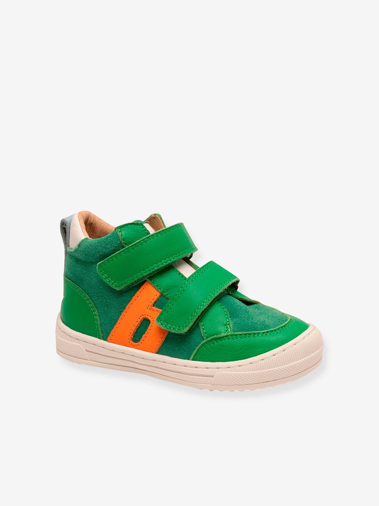 Sapatilhas de cano alto infantis DYLAN bisgaard verde