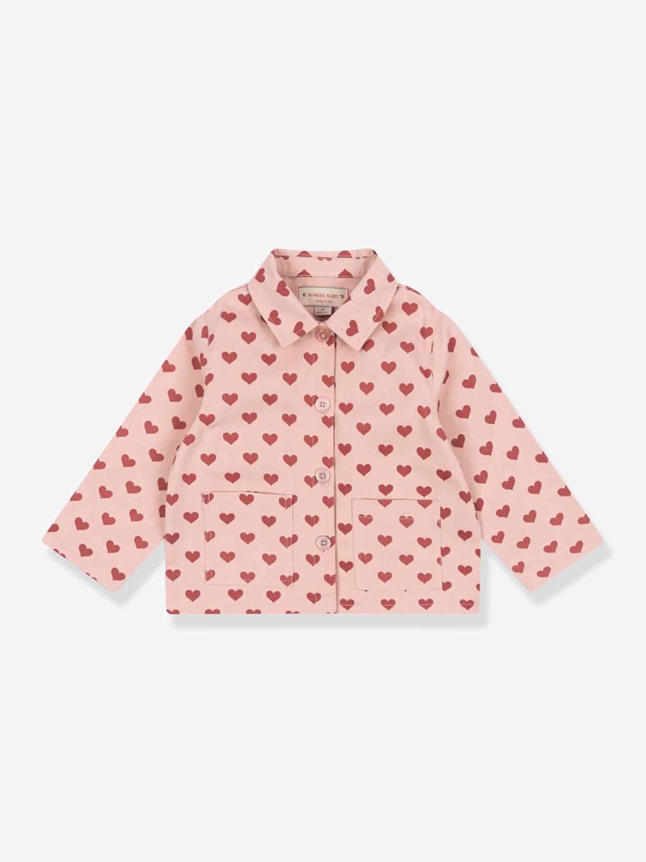 Casaco estilo camisa, KONGES SLOJD rosa
