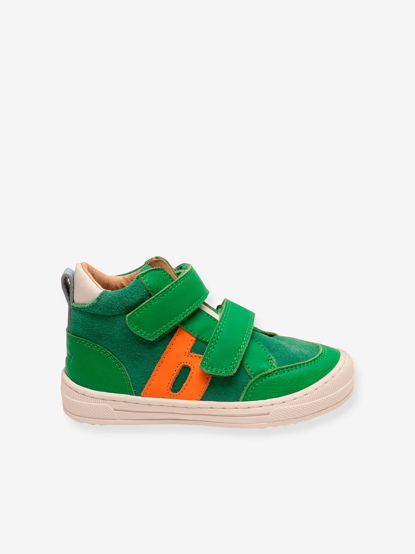 Sapatilhas de cano alto infantis DYLAN bisgaard verde
