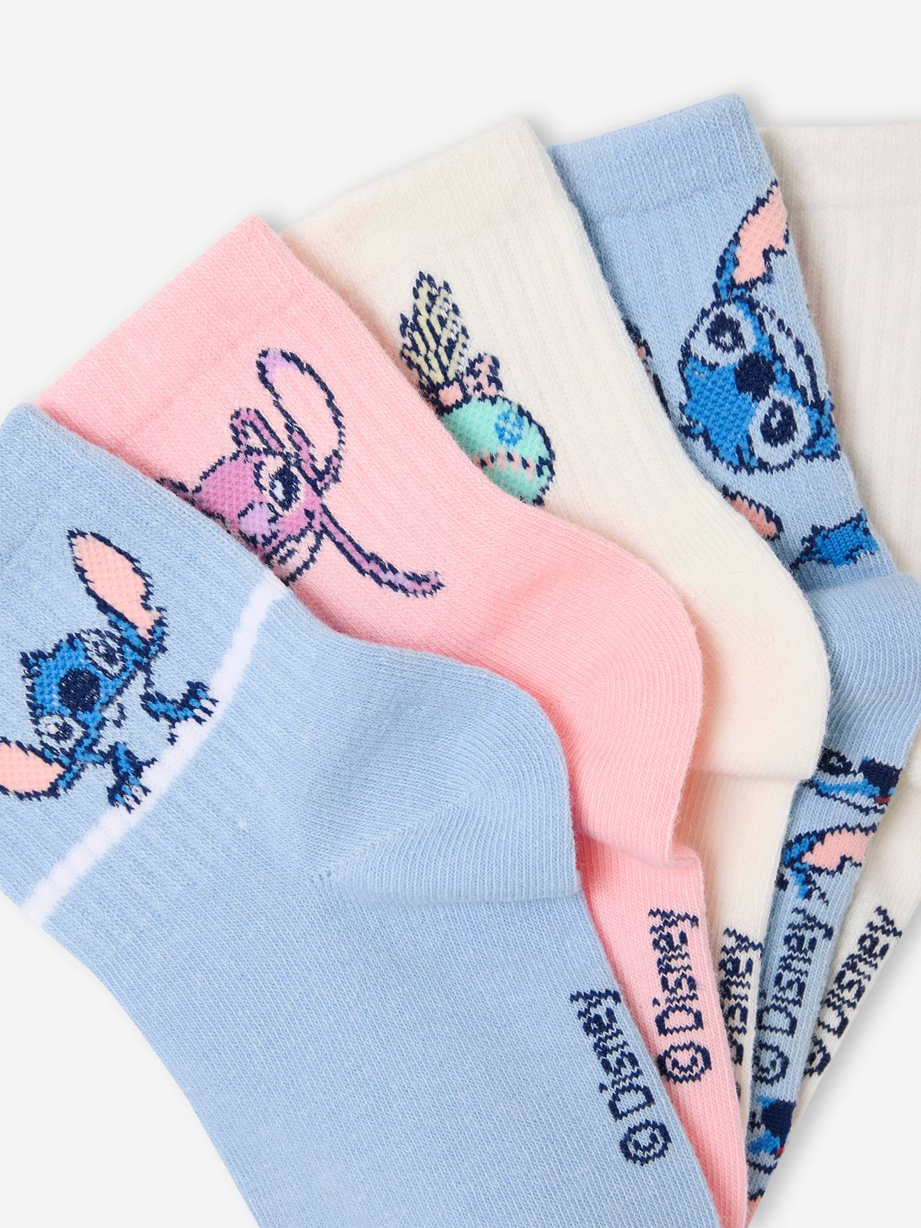 Lote de 5 pares de meias Disney®, Lilo & Stitch azul-céu