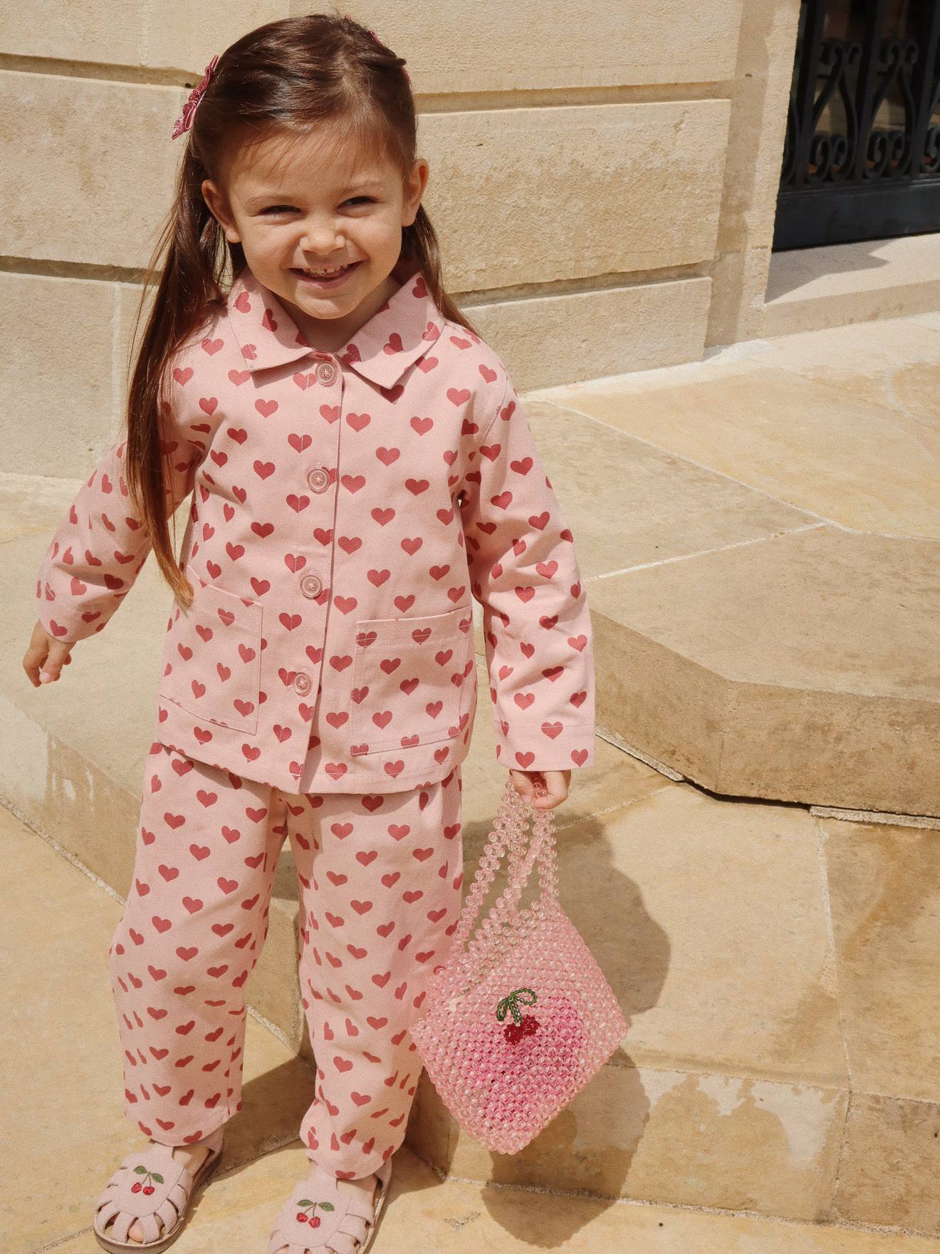 Casaco estilo camisa, KONGES SLOJD rosa