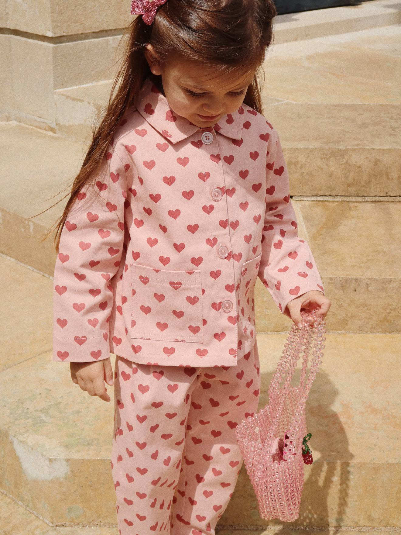 Casaco estilo camisa, KONGES SLOJD rosa