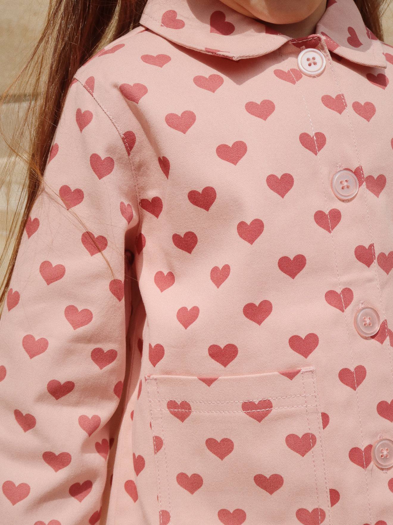 Casaco estilo camisa, KONGES SLOJD rosa