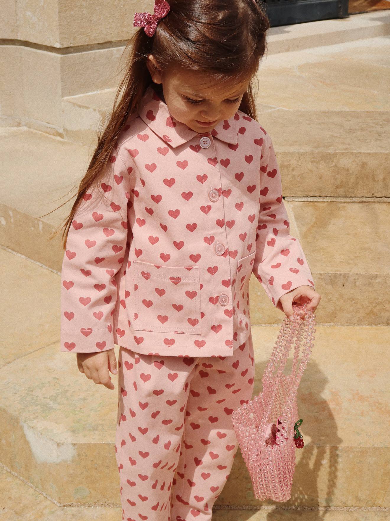 Casaco estilo camisa, KONGES SLOJD rosa
