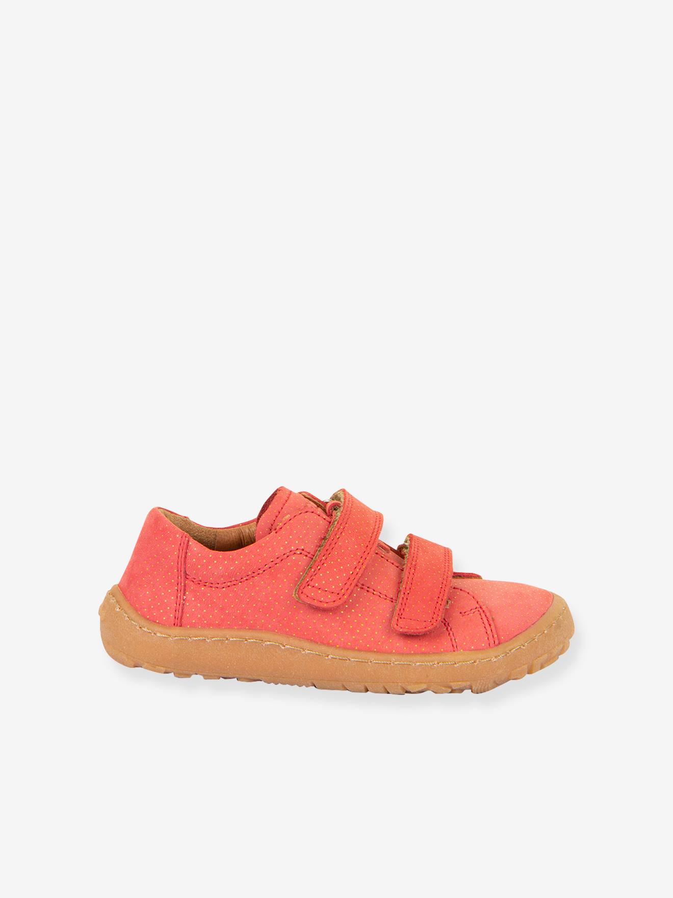 Sapatinhos com barras autoaderentes, BAREFOOT BASE froddo coral