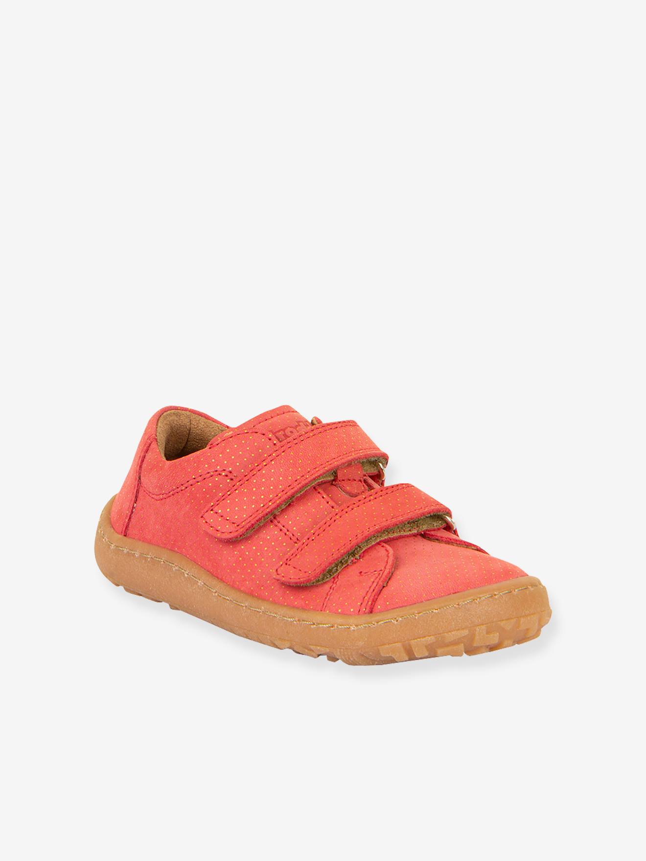 Sapatinhos com barras autoaderentes, BAREFOOT BASE froddo coral
