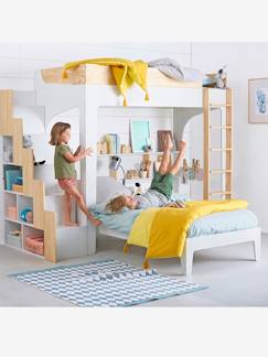 -Cama mezanino com prateleiras Montessori para combinado EASYSPACE