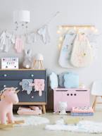 Capa de banho para bebé com capuz com bordado animais Azul cinza+Branco+Rosa+Verde água 