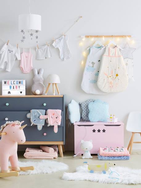 Capa de banho para bebé com capuz com bordado animais Azul cinza+Branco+Rosa+Verde água 