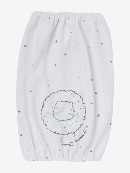 Caixote do lixo para fraldas Nappyclean Vertbaudet Branco estampado 