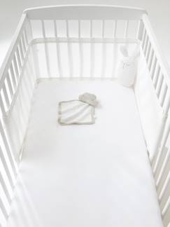 Têxtil-lar e Decoração-Roupa de cama bebé-Contornos de berço-Contorno de berço que deixa respirar, Estrelas da Noite