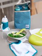 Lancheira isotérmica BEABA Azul medio estampado 