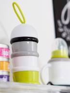 Caixa doseadora de leite, BEABA Azul medio liso+Rosa claro liso+Verde claro bicolor/multicolor 