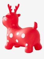 Veado saltitante Vermelho claro liso 