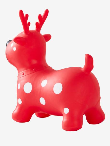 Veado saltitante Vermelho claro liso 