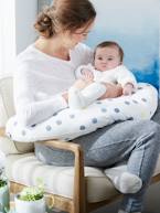 Almofada de amamentação multifunções VERTBAUDET Branco bolinhas+Cinza estrelas+Cinzento 