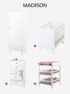 Mesa de mudas, para bebé Branco+Cinzento 