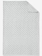 Cobertor para criança em microfibra, estampado às estrelas Azul escuro estampado+Cinzento claro estampado 