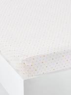 Lençol-capa para bebé, tema Sonhar com as estrelas Branco claro estampado 
