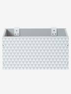 Caixa de arrumação, especial mesa de mudas Branco+Cinzento 