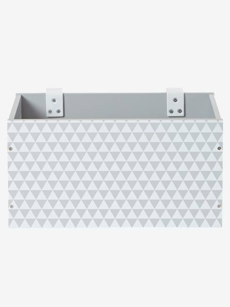 Caixa de arrumação, especial mesa de mudas Branco+Cinzento 