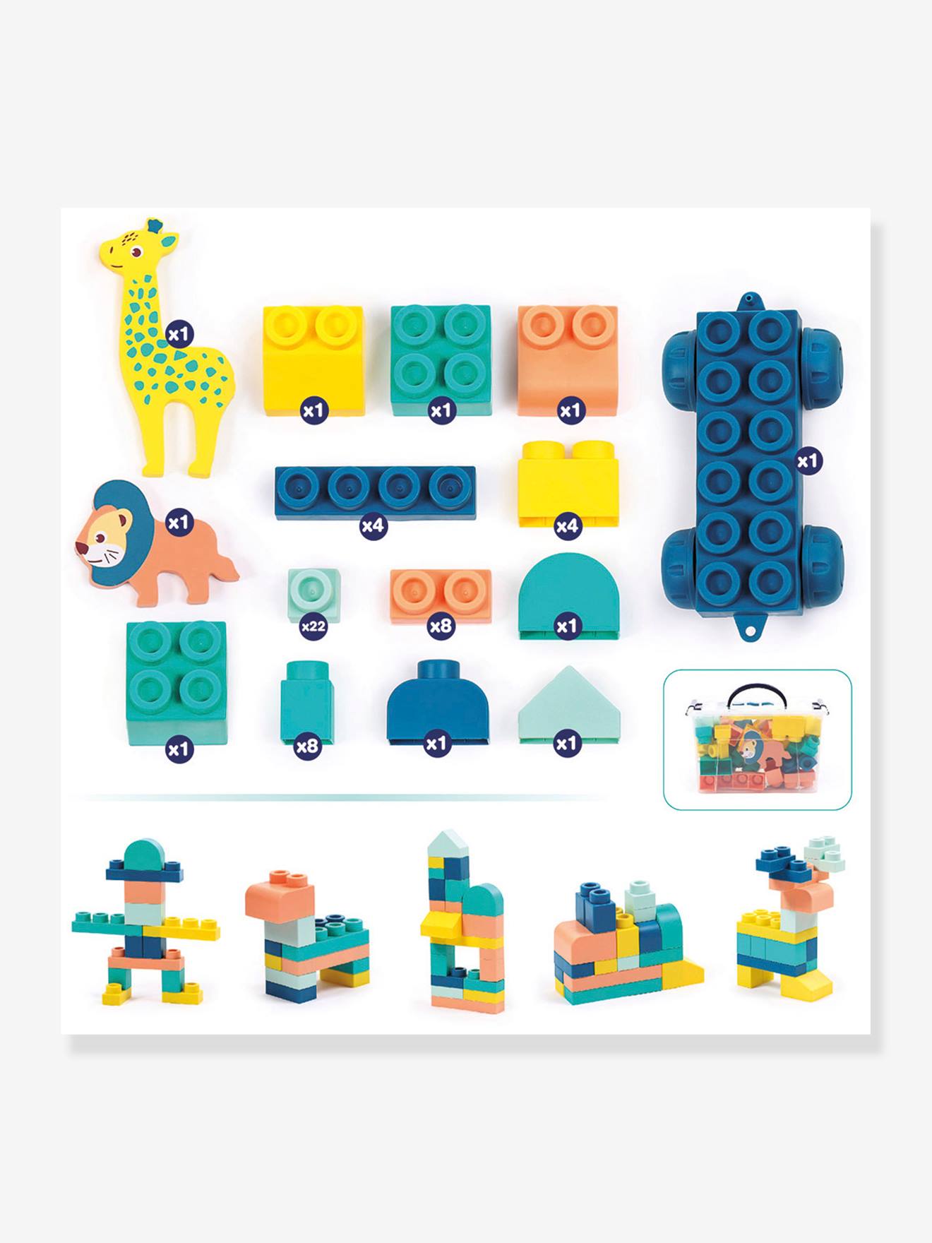 Briqui as minhas primeiras construções Ludi  multicolor