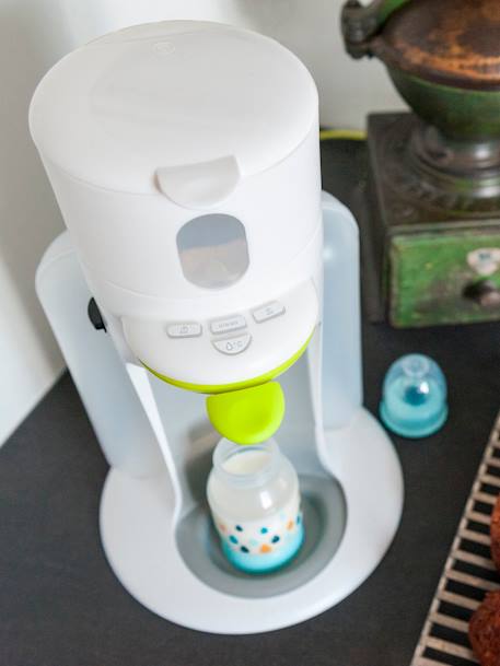 Preparador de biberões BEABA Bib'expresso sem BPA Branco/verde+Cinzento claro liso 