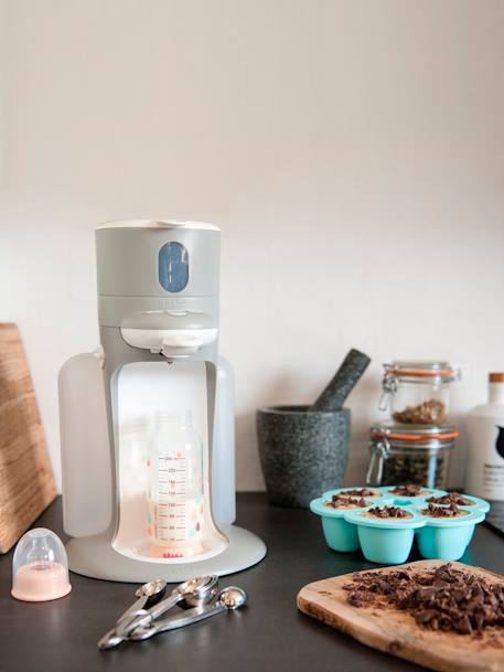 Preparador de biberões BEABA Bib'expresso sem BPA Branco/verde+Cinzento claro liso 