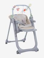 Cadeira alta evolutiva Polly Magic Relax, da CHICCO Bege medio liso+Cinzento medio liso+Vermelho medio liso 
