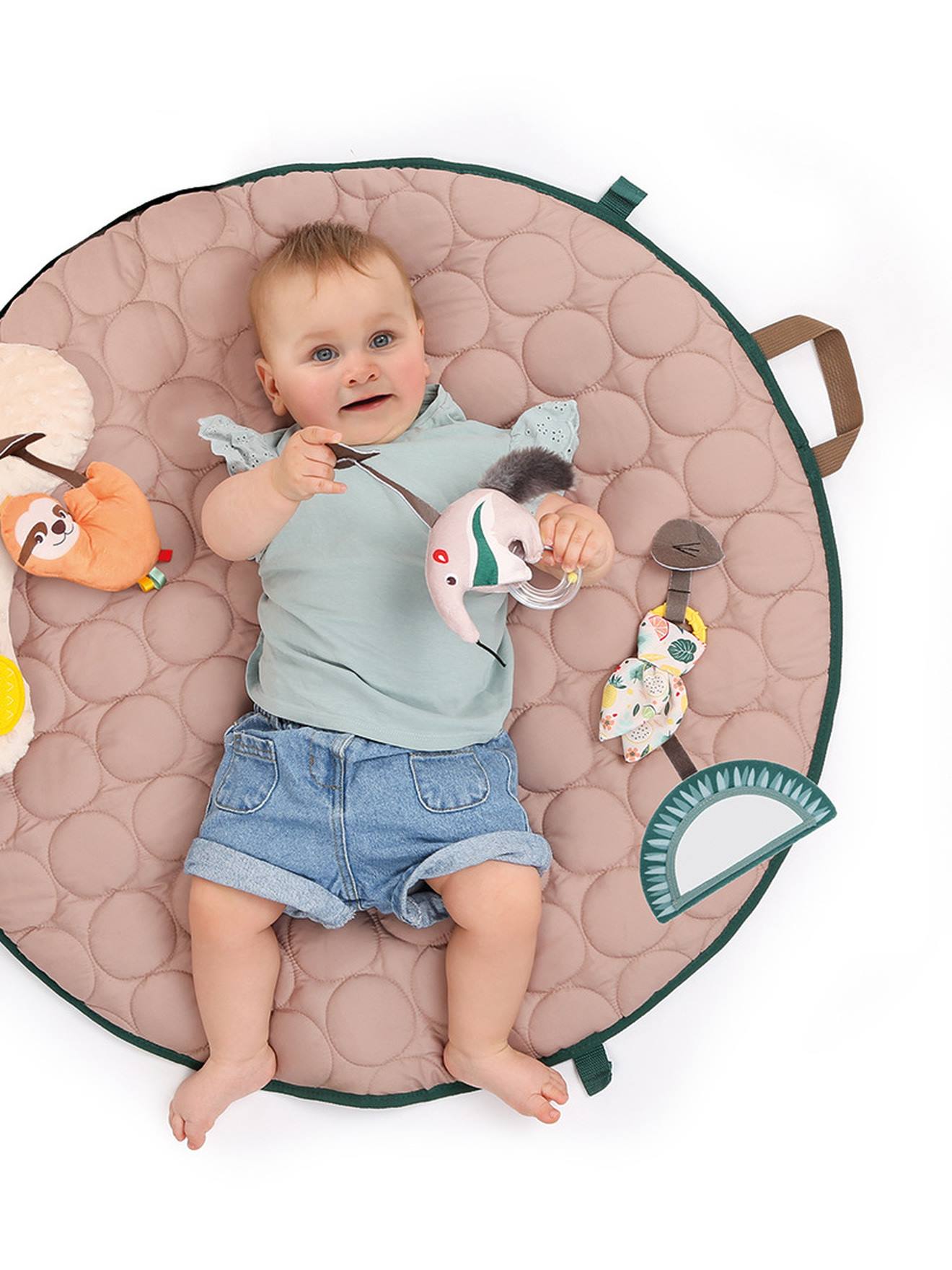 Tapete de atividades com arco em madeira Ludi  multicolor