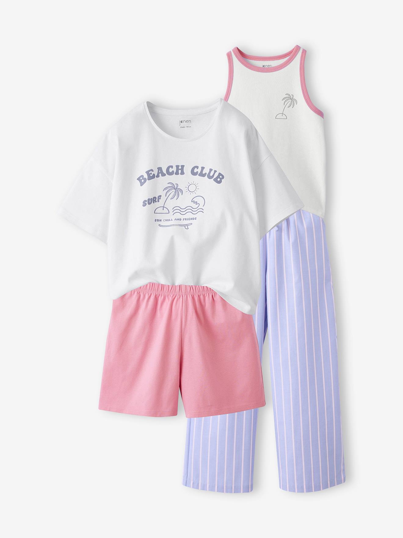 Lote de 2 pijamas para menina, JONEN azul