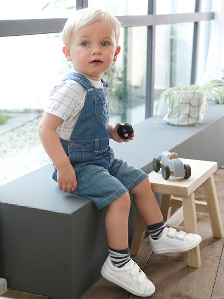 Sapatilhas com presilhas autoaderentes Branco 