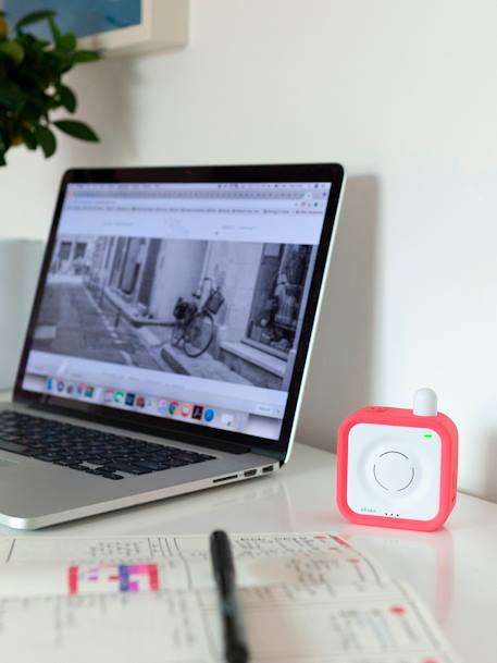 Intercomunicador para bebé, Minicall da BEABA Azul claro liso+Rosa medio liso 