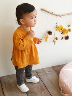 Bebé 0-36 meses-Blusas, Camisas bebé-Blusa bordada, para bebé menina