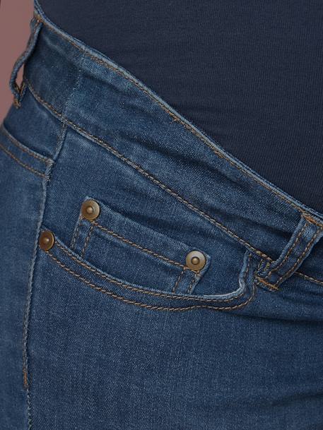 Jeans slim, entrepernas 85 cm, para grávida Double stone+Ganga black+Ganga brut+Ganga cinza+Ganga cinzento-claro+Ganga stone 