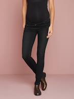 Jeans slim, entrepernas 85 cm, para grávida Ganga black+Ganga brut+Ganga cinza 